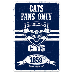 Geelong Retro Metal Sign