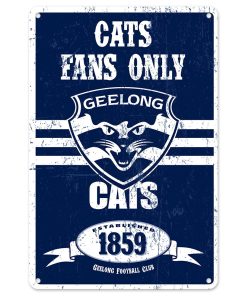 Geelong Retro Metal Sign