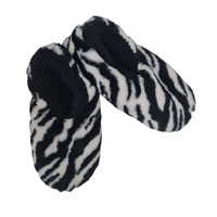 Slumbies Ladies Wild Side Black & White Zebra - Extra Large