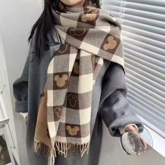 Mickey Mouse Scarf Cashmere