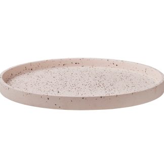 Livvi Terrazzo Round Serving Tray 36cm Blush Gift Boxed