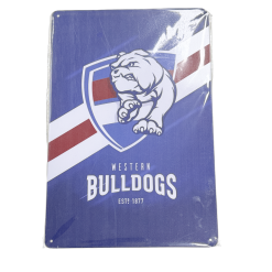 Bulldogs Tins Sign