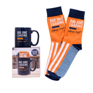 Dad Joke Loading Mug & Sock Set
