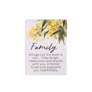 Native Blooms Family Ceramic Magnet