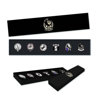 Collingwood Magpies Pin Set Gift Box