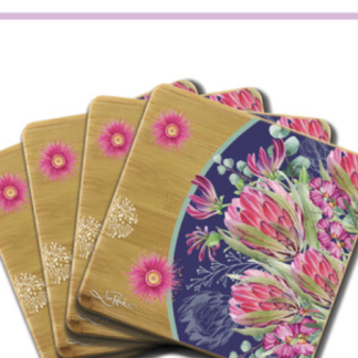 Coasters set Blush Beauty