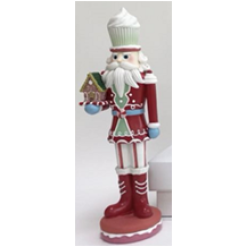 Polyresin Nutcracker with LED