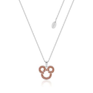 Disney Mickey Mouse Pretzel Enamel Necklace