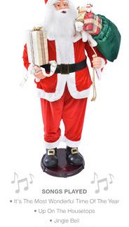 Dancing and Singing Santa