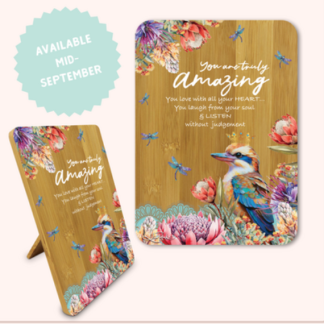 Affirmation Plaque Truly Amazing Vintage Kookas