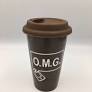 OMG Double Layer Porcelain Eco Mug