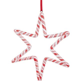 Candy Cane Star Hanging