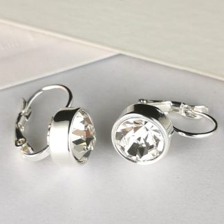 Earings Silver & With Crystal