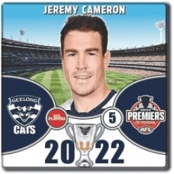 Geelong Cats 2022 AFL Jeremy Cameron Ceramic Coaster