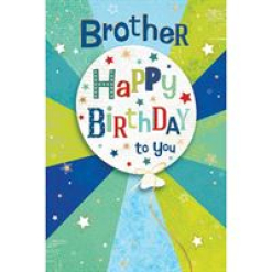 Brother Happy Birthday To You Card