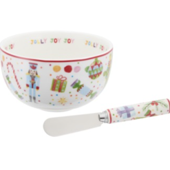 Jolly Joy Joy Dip & Spreader Set The Nutcracker Gift Boxed
