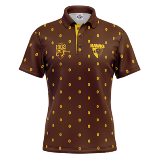 AFL Hawthorn 'Mulligan' Golf Polo L