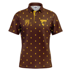 AFL Hawthorn 'Mulligan' Golf Polo M