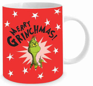 Merry Grinchmas Red Mug