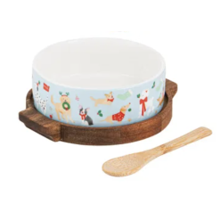 Festive Fun 3pc Asstd Bowl Spoon & Round