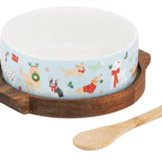 Festive Fun 3pc Asstd Bowl Spoon & Round