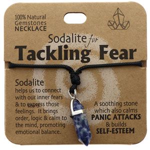 Sodalite For Tackling Fear Necklace