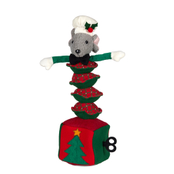 Christmas Mouse with Animation & Singing, 38cm