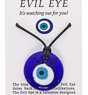 The Protective Evil Eye Blue Round Necklace 3.0CM