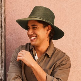 Jacqui Mannish Hat - Khaki RL73