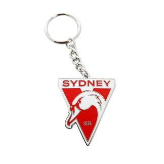 Sydney Swans Logo Keyring