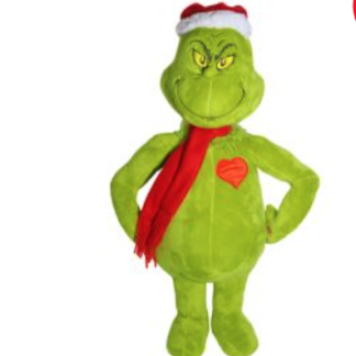 Door Greeter Grinch With Love You Heart
