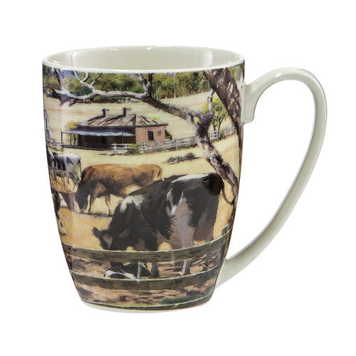 Grazing Paddocks Farmyard Vista Mug