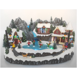 Animated Christmas LED Village
