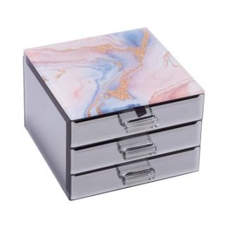 Pastel Dreams Jewellery Box With 2 Drawer