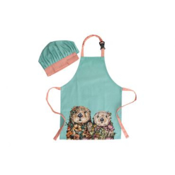 Marini Ferlazzo Wild Planet Kids Apron & Hat Set Sea Otters