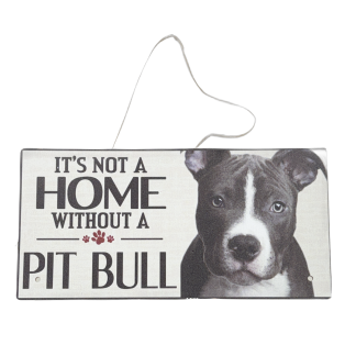 Pit Bull Dog Plaque (1)