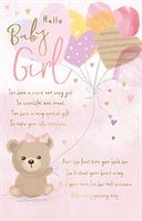 Hello Birthday Girl Card