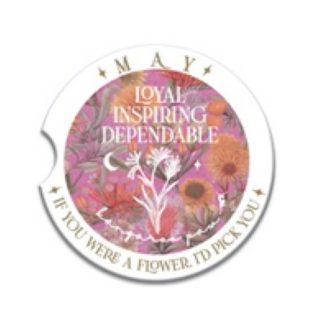 Ceramic Car Coaster May Kangaroo Paw