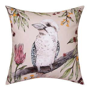 Kookaburra Cushion 50x50cm Cream Multi