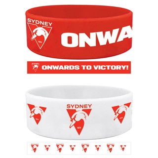 Sydney Silicone Wrist Bands 2 Pack