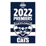 Geelong Cats AFL Premiers 2022 Supporters Cape Wall Flag