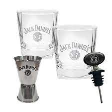 Jack Daniels Glass/ Pourer and Jigger