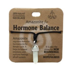 Amazonite For Hormone Balance Necklace