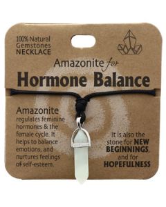 Amazonite For Hormone Balance Necklace