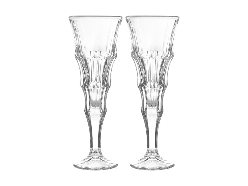 Cocktail & Co Mixologist Champagne Flute 180ML Set of 2 Linear