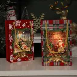 Snowman Christmas Gift Box Led Handbag