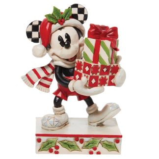 Disney Traditions - 11.5cm Mickey With Stacked Presents