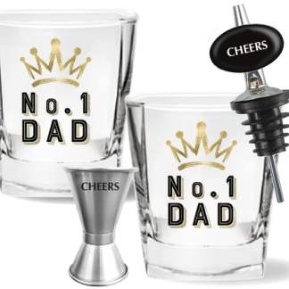 Dad Spirit Glass 4 Piece Set