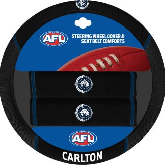 Carlton AFL Steering Wheel Cover