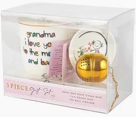 Grandma Love to Moon and Back Mug Set